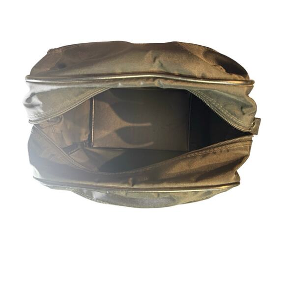 Vintage Samsonite Black Travel Shoulder Bag with Adjustable Strap and Feet - Picture 5 of 5